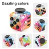Solid Color Fidget Decompression Dice for Release Stress Autism Anxiety Relieve Adult Kids Stress Relief Anti-Stress Fingertip 4