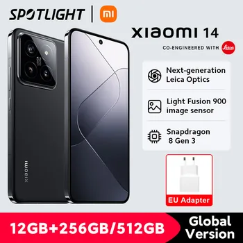 샤오미 14 스마트폰 글로벌 버전 RAM, 12GB ROM, 256GB, 512GB, 50MP, 라이카 6.36 인치, 120Hz AMOLED, 스냅드래곤 8, 3 세대 하이퍼차지 90W