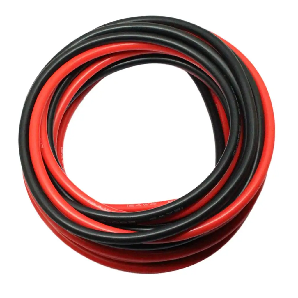 

2 Roll 12 AWG 20 Feet Gauge Silicone Wire Flexible Stranded Copper Cables