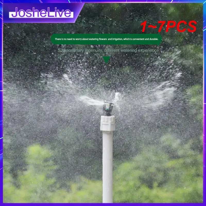 

1~7PCS Male Thread Rotating Sprinklers Irrigation Water Spray Sprinkler Lawn 360° Rotary Watering Nozzles garden watering