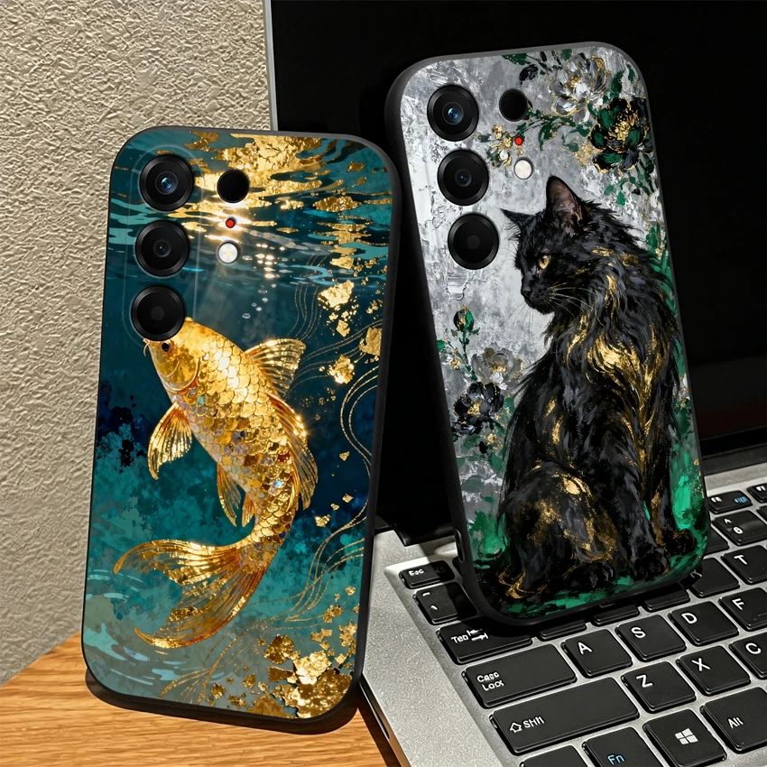 Lightweight Vintage Collage Scratch-Resistant Matte Phone Case