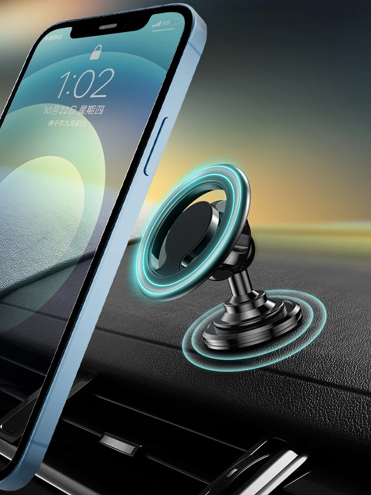 MagSafe – support magnétique de téléphone portable pour voiture, Clip de  fixation GPS pour iPhone 14/13/12ProMax - AliExpress