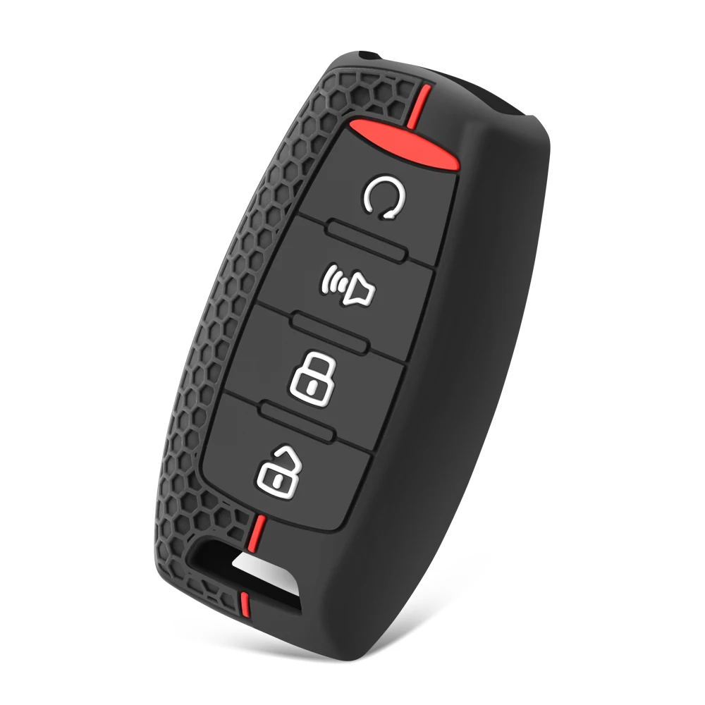 실리콘 원격 자동차 키 케이스 커버, Haval H6 2022 Poer H9 H1 H4 H7 H9 F5 F7 H2S 만리장성 Poer GWM 액세서리 키체인