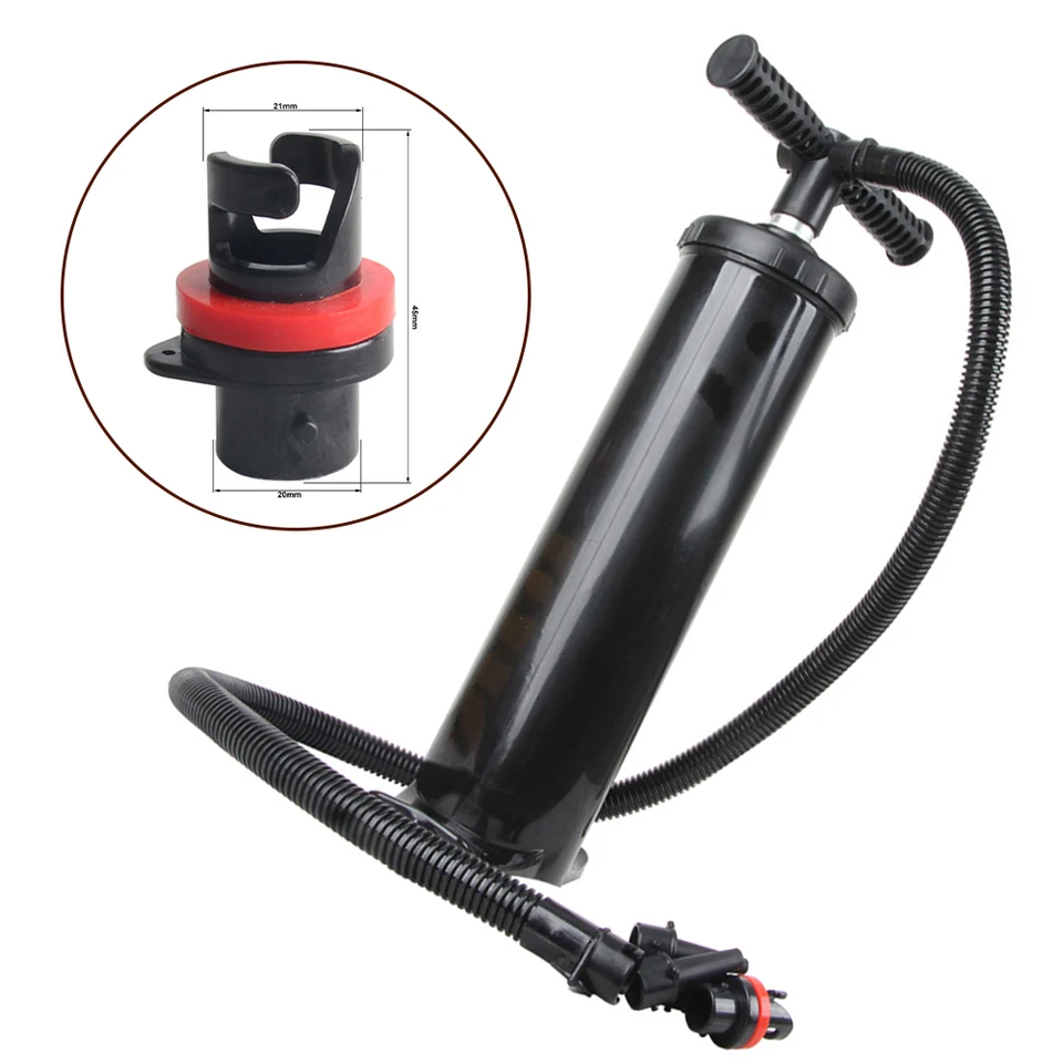 Kit Tubo Di Gonfiaggio Per Pompa Aria – Lunghezza 2 Metri Con 5 Adattatori Universali Per Kayak, Sup E Materassini