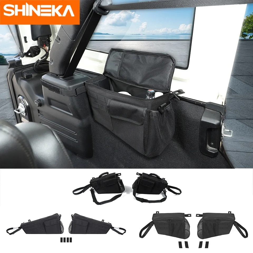 SHINEKA Stowing Tidying Car Trunk Side Storage Bag Organizer for Jeep