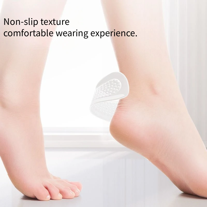 Silicone Heel Protectors Womens Shoes Heel Cushion Foot Care Shoe Pads for High Heels Adjustable Size Insoles