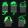 Hot Kids Luminous PVC Switch Sticker Cartoon Glowing In The Dark Wall Sticker Home Room Decor Cat Dog Fairy Star Sticker Toys 1