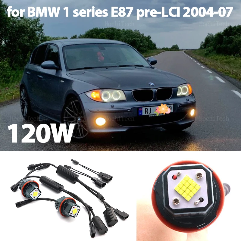 

Для BMW 1 серия E87 116i 116d 118i 118d 120i 120d 130i pre-LCI 04-07 ангельские глазки, габаритная лампа, яркая лампа на голову s, замена