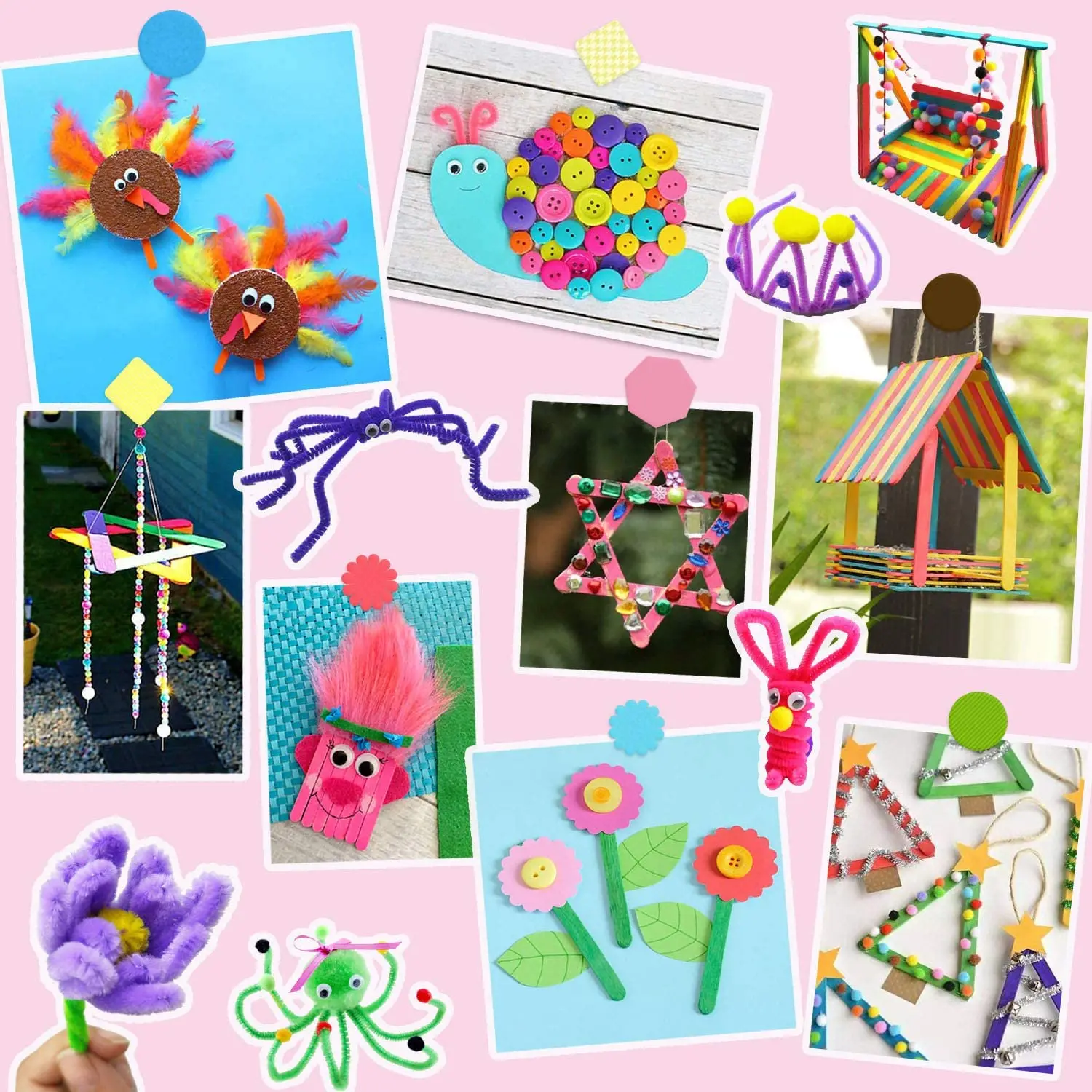 DIY Kids Painting Toys Material Pack Handmade School Art Painting Educational Toys Creative Development Scrapbooking Crafts craft toys
