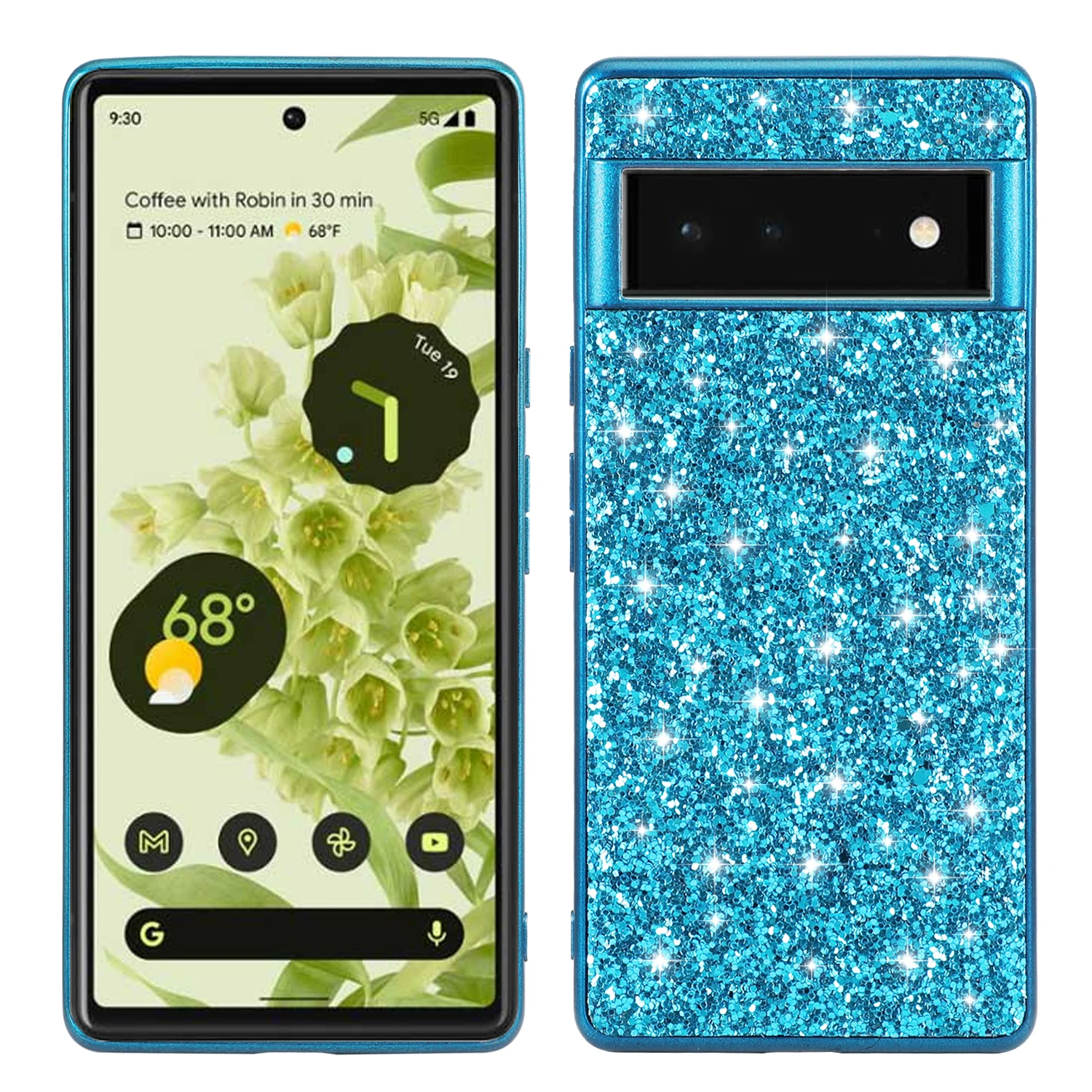 Luxury Bling Glitter Plating Colorful Shiny Shockproof Phone Case