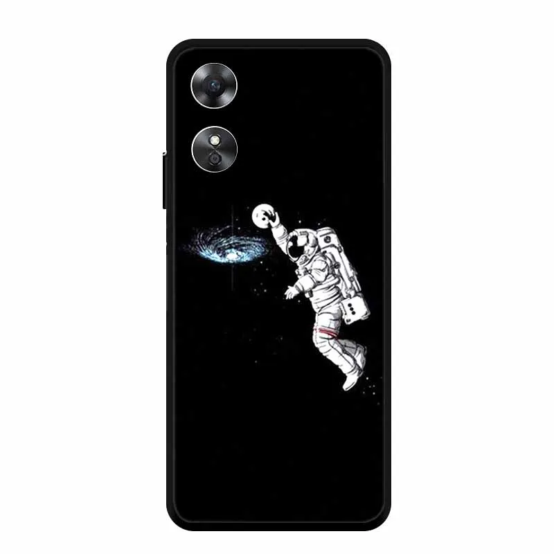 Cool Animal Design Black Edge Silicone Soft Phone Cover Case