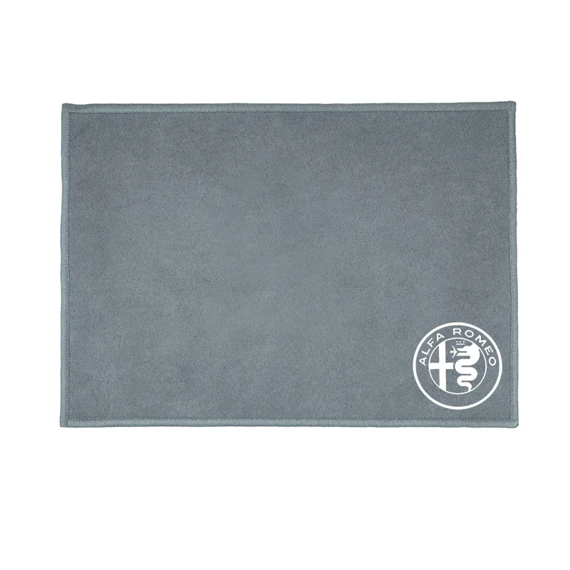 Luxurious Car Emblem Suede Microfiber Cleaning Towel