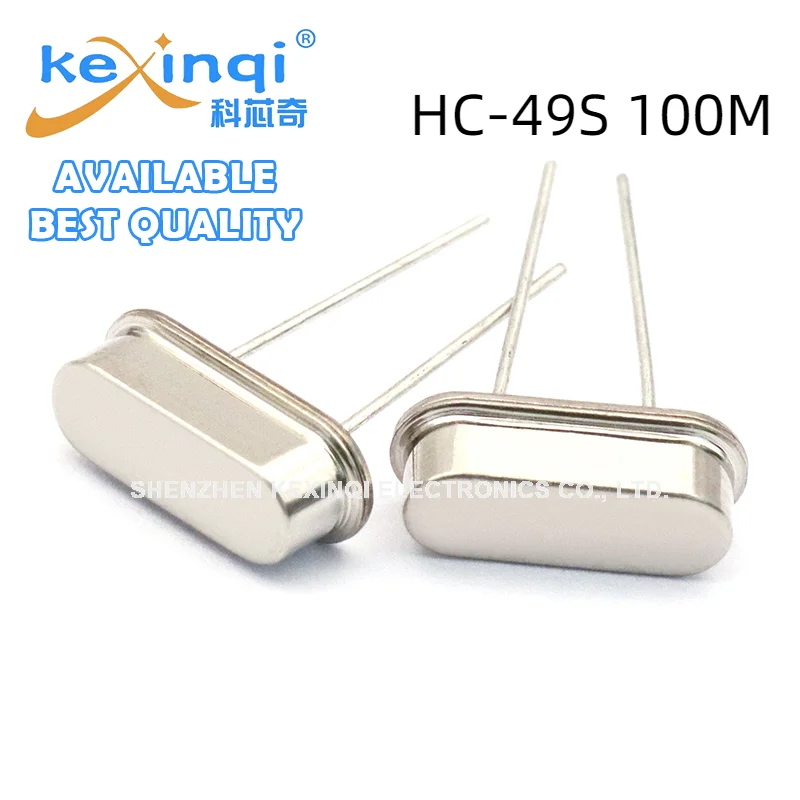 5PCS Crystal Oscillator 100MHZ Crystal Oscillator 100M DIP 2Pin HC-49S Quartz Passive