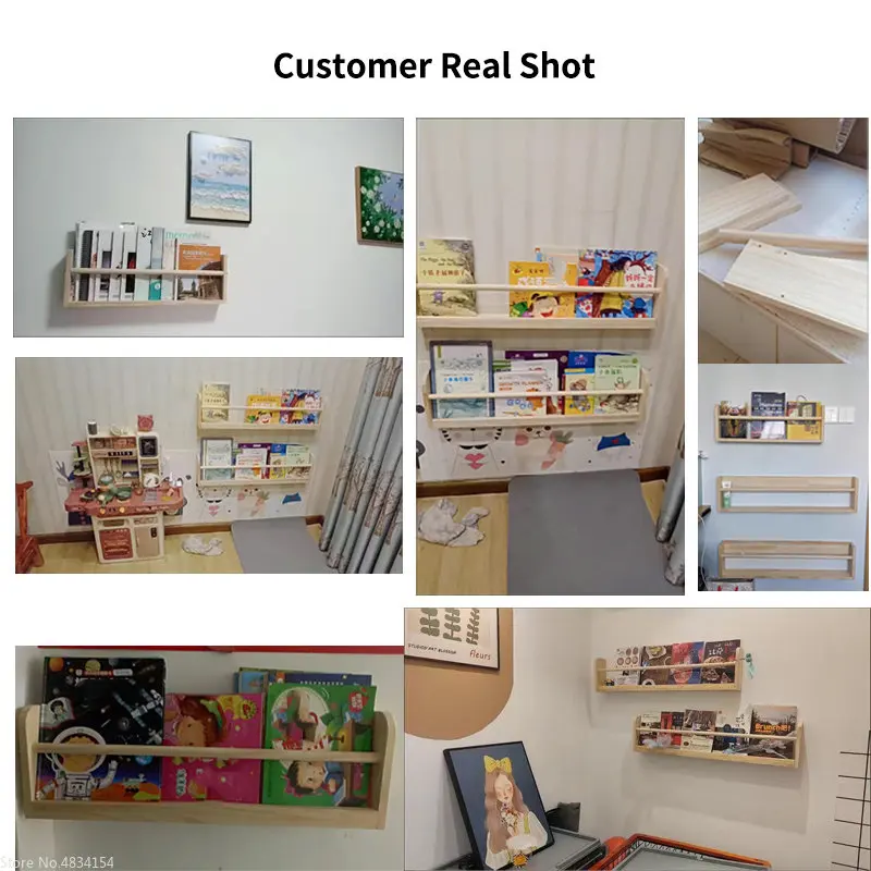 Wooden Shelves Children's Room Kids Room Organization Storage