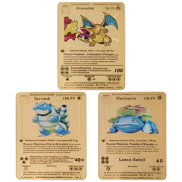 6 Figurines Pokémon : Florizarre, Tortank, Dracaufeu, Mewtwo, Pikachu