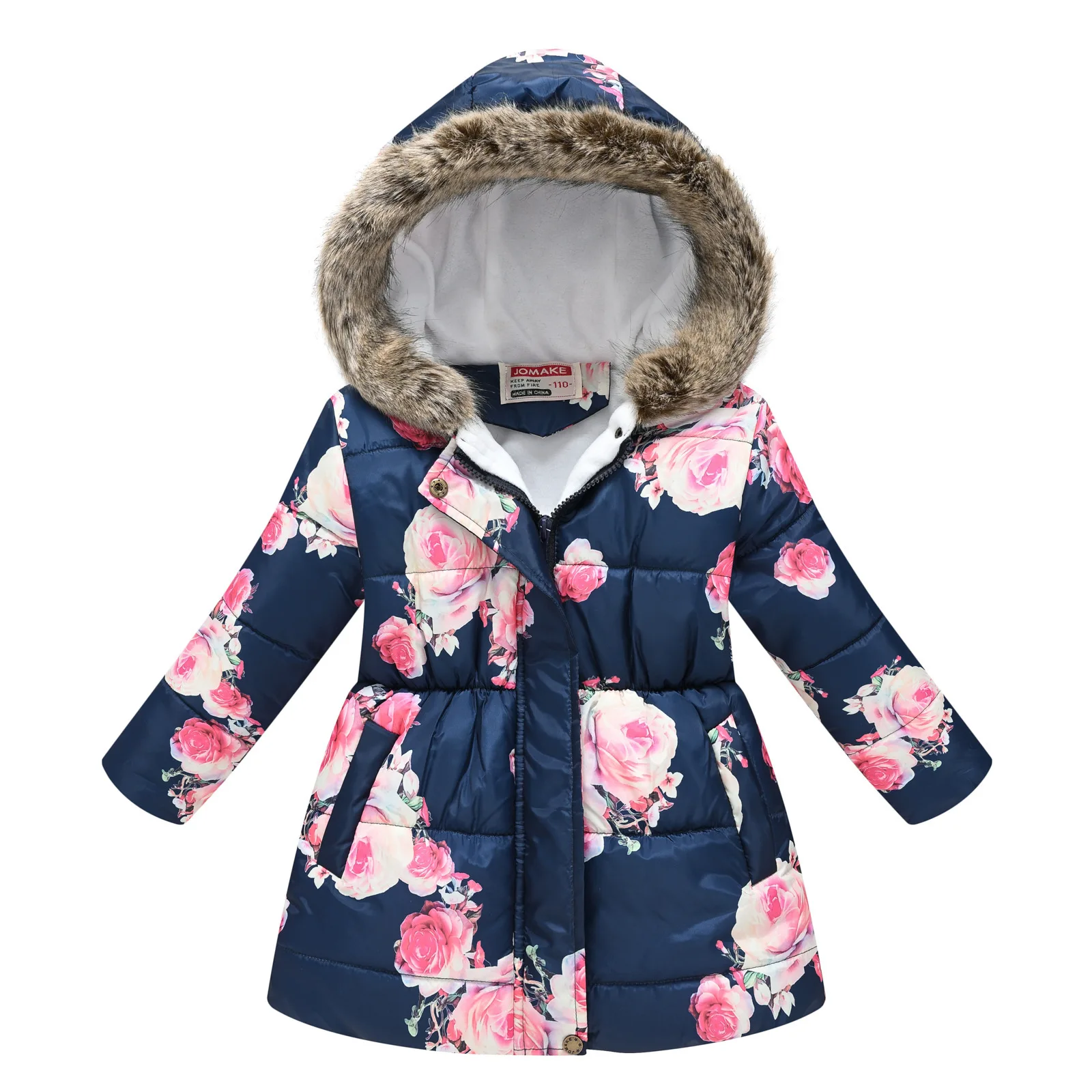 4-10 Years Winter Girls Coat Jacket