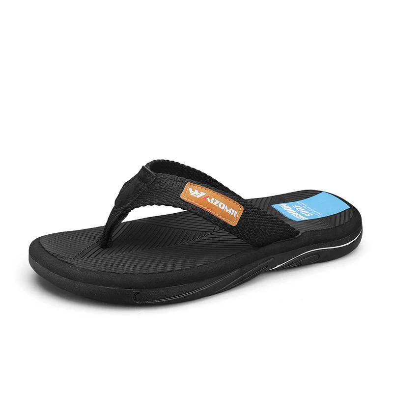 Summer Slippers Men Flip Flops Beach Sandals Non-Slip Casual Flat Shoes Mesh Slippers Indoor House Shoes For Men Outdoor Slides