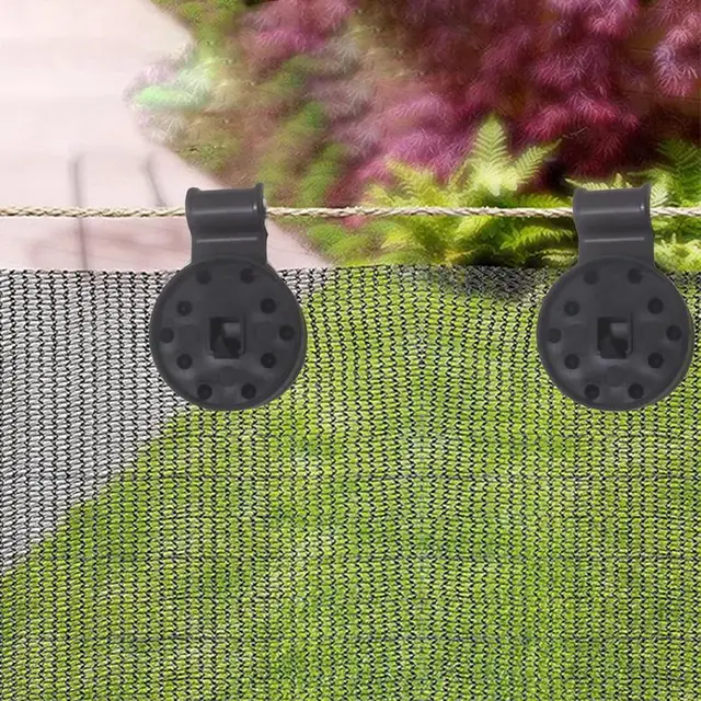 Műanyag Üvegházhatású Napfényes Nettó Klip Kerti Szerszámok Kemping Árnyékos Ruhák Rögzítése Bilincs Grommet Kerítés Háló Beépítő Horog - Image 5