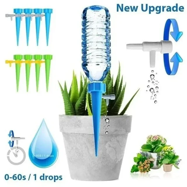 Automatic Watering Drip Irrigation System Automatic Plant Waterer Adjustable Flow Rate Lazy Gardener For Indoor and Outdoor Use 3