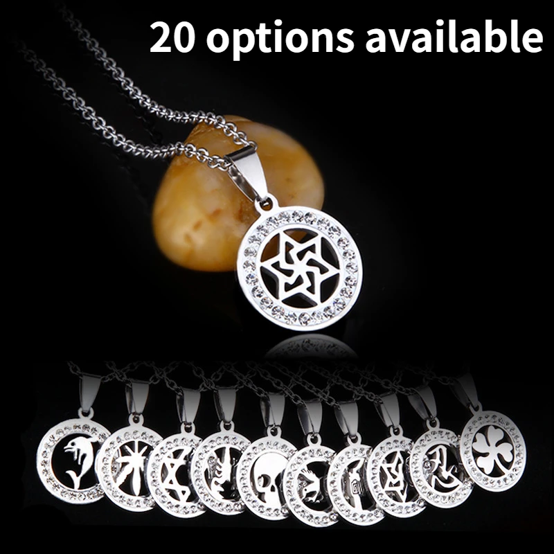 

Titanium Steel Cross Necklaces Men's Personality Couple Pendant Men's Stainless Steel Pendant