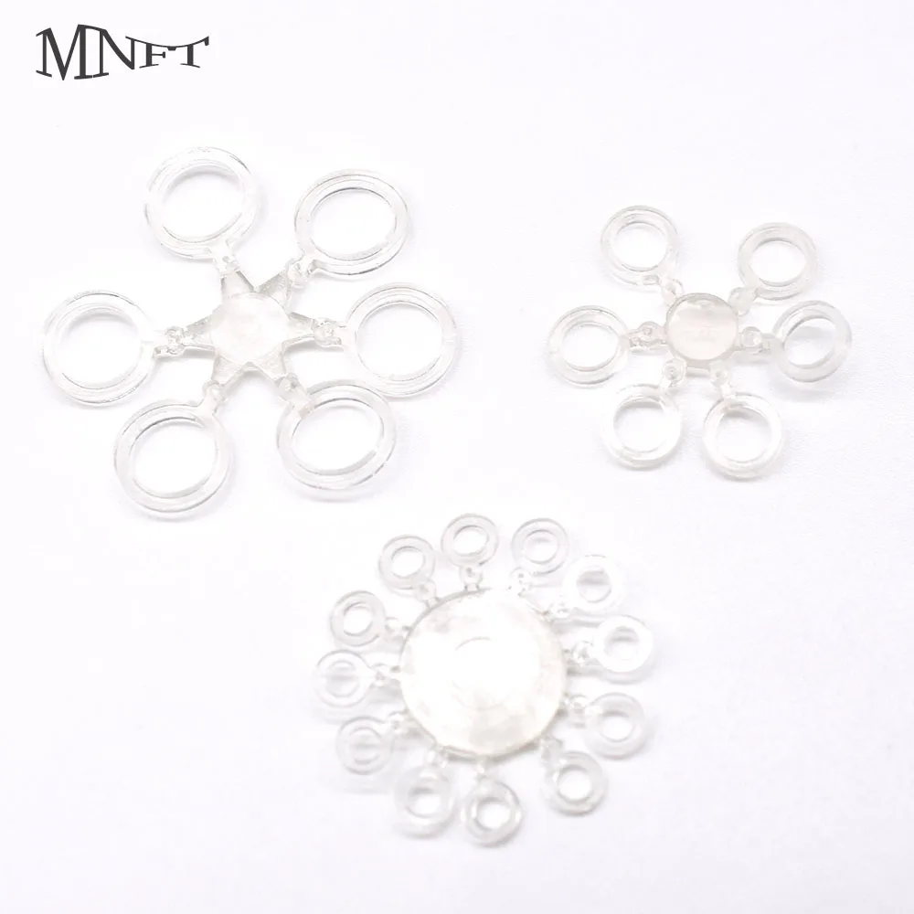 MNFT 144 élastiques pour bouillettes - Bandeurs transparents 3 tailles - Accessoire pêche carpe indispensable