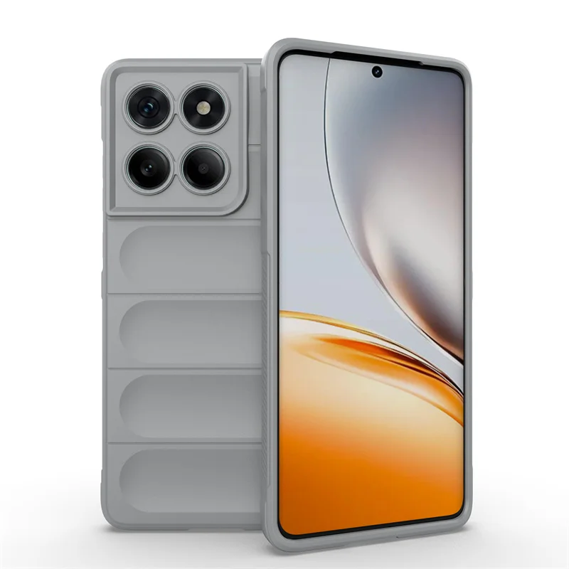 Enhanced Silicone Shockproof Soft Back Cover with Anti-Fall Protection