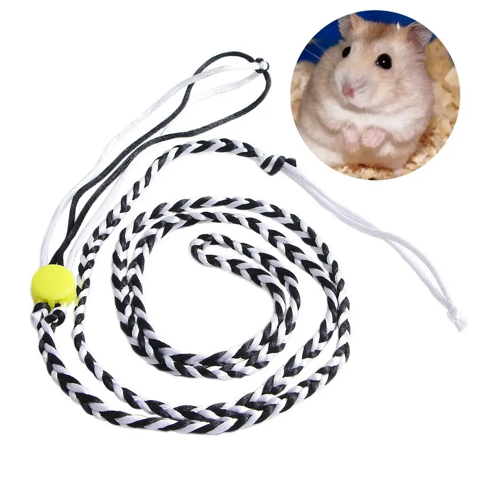 

Walking Rat with Bells Adjustable For Hamster,Squirrel,Rat Hamster Harness Pet Supplies Mouse Collar Rope Hamster Leash