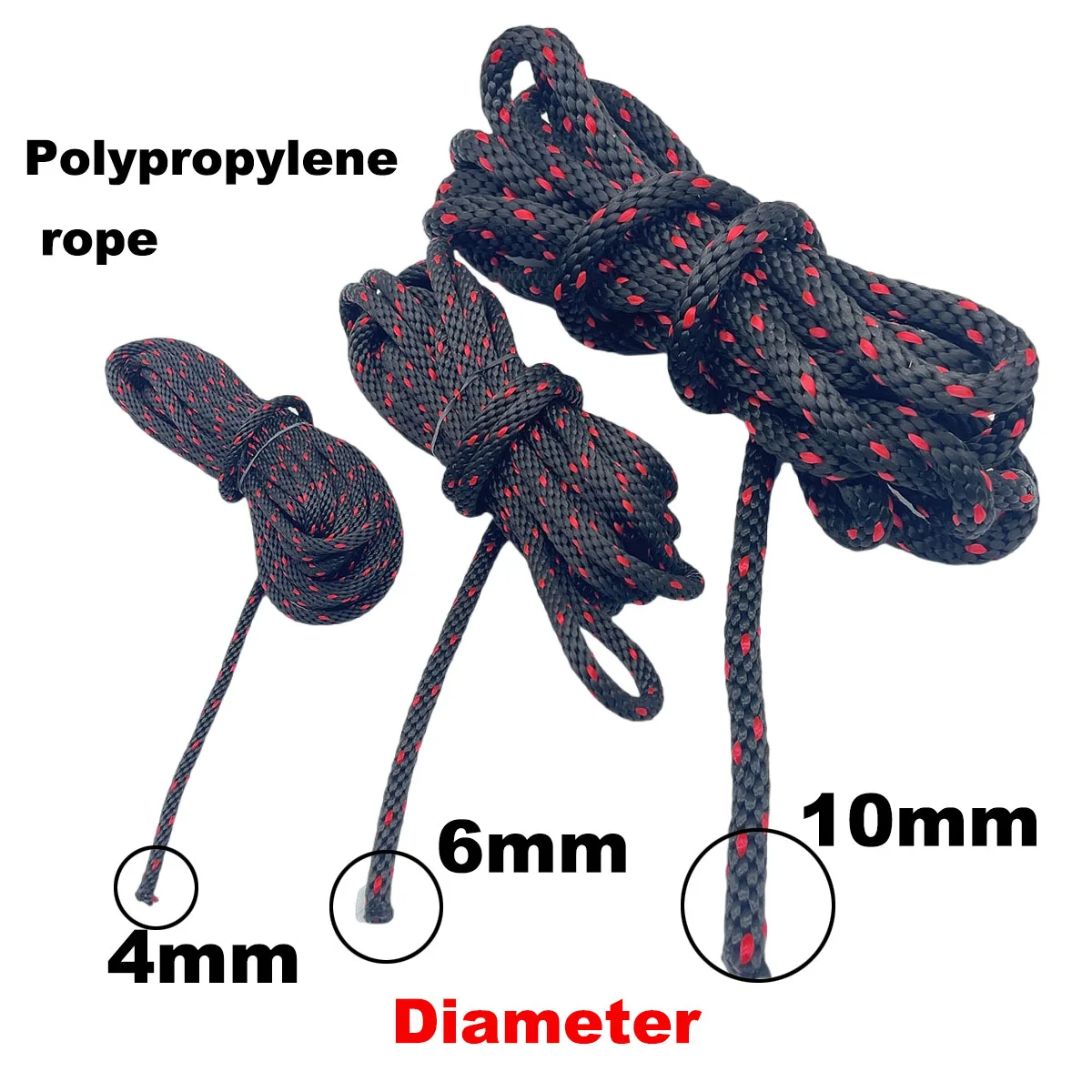 4/6/10mm Rope Camping Wind Rope Tent Multifunction Line Outdoor Sports Hiking Tent Accessories outdoor tent ropes camping tent accessories