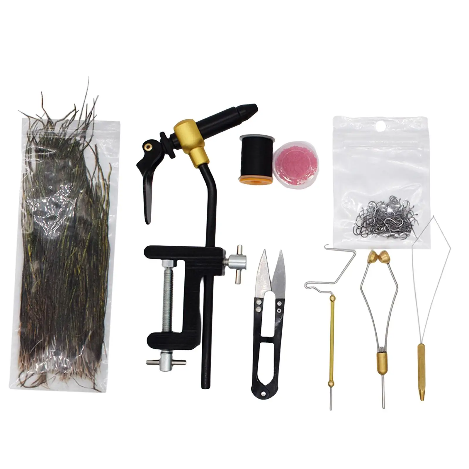 

Durable Fly Tying Table Tying Tool Bobbin Thread DIY Lure Making