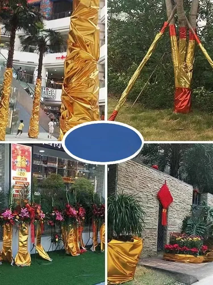 Four-Side Micro-Elastic Full-Version Gilding Clothing Fabric Stage Performance Layout Scene Background Fabric Golden Silver