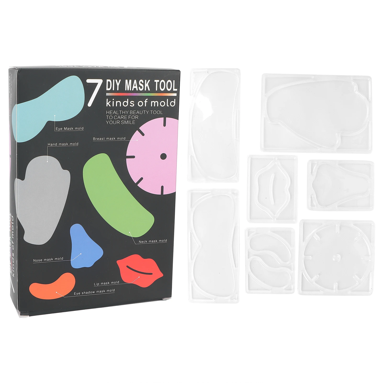 KIMISS Moule de masque pour les yeux 5Pcs Réutilisable Masque Pour Les