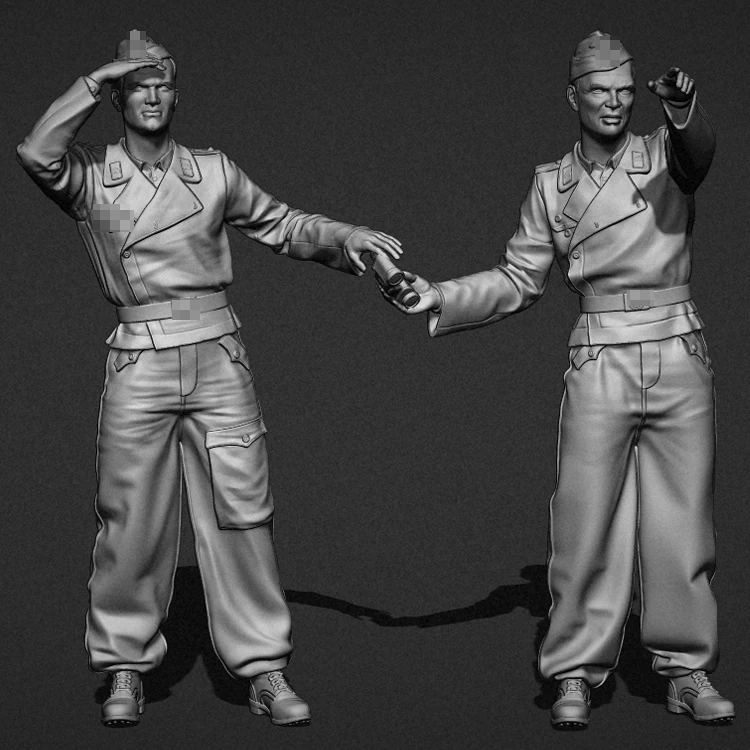 

1/35 фигурка из смолы GK солдат Achtung Jabo набор военная тема Второй мировой войны несобранный и Неокрашенный комплект