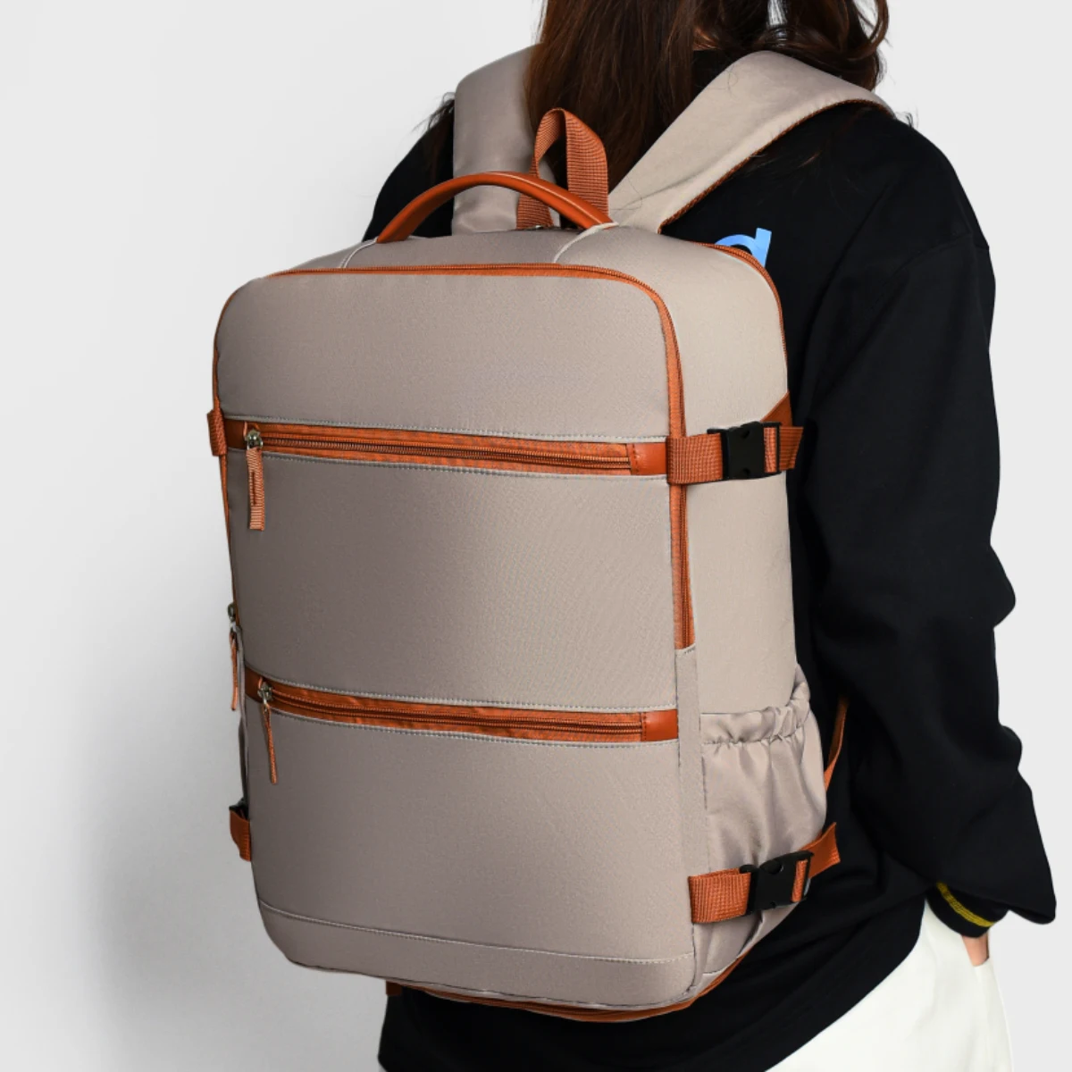 Travel Backpack for Men 2025 New Model Lightweight High-Capacity Luggage Bag for Travel, Business Trips, Laptop, School, Boarding, High School Students