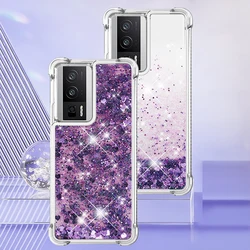 Sparkling Liquid Quicksand Glitter Phone Case - Bright Dynamic Design for Xiaomi and POCO Models (D)