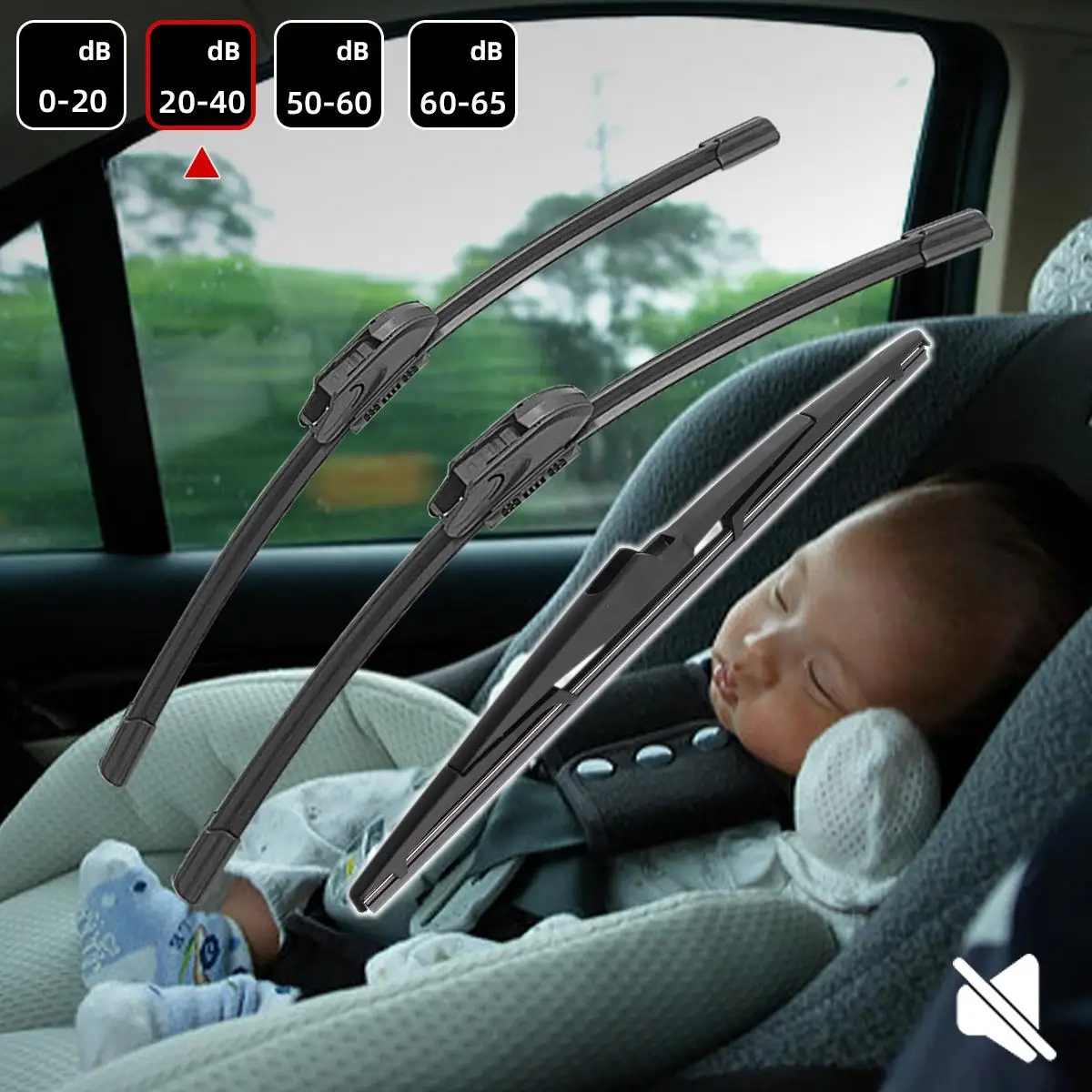 1/2/3/4/6PCS Car Wiper For Hyundai Santa Fe DM 2012-2017 Front Rear Wiper Blades Brushes Auto Accessories 2012 2013 2014 2015 6