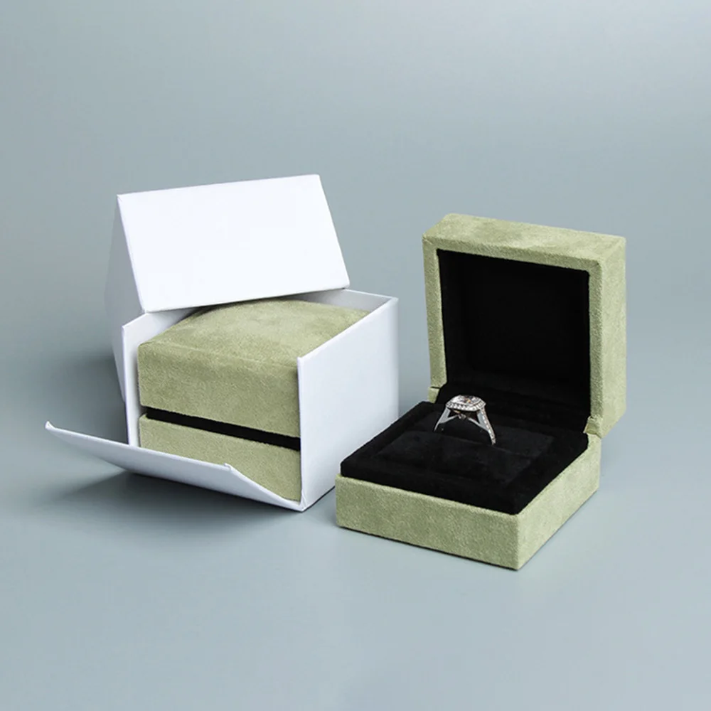 Wedding Ring Box Best Seller, Personalized Ring Box With Slot Cushion for  1-3 Rings Hand Made in Europe of Finest Italian Velvet or Suede - Etsy