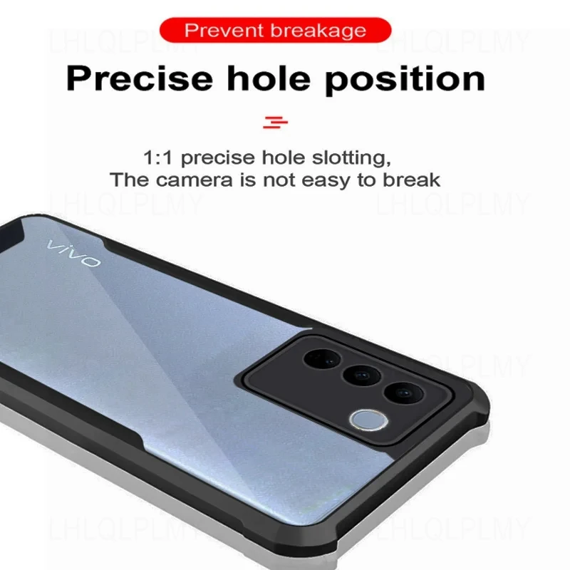 Acrylic Shockproof Silicone Soft Protective Back Cover
