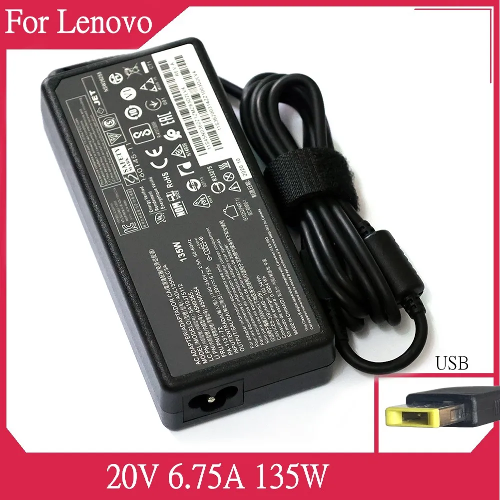 

Laptop Ac Power Adapter T440p Y50-70 Y50-70 20V 6.75A ADL135NDC3A Notebook Charger 20V 6.75A 135W