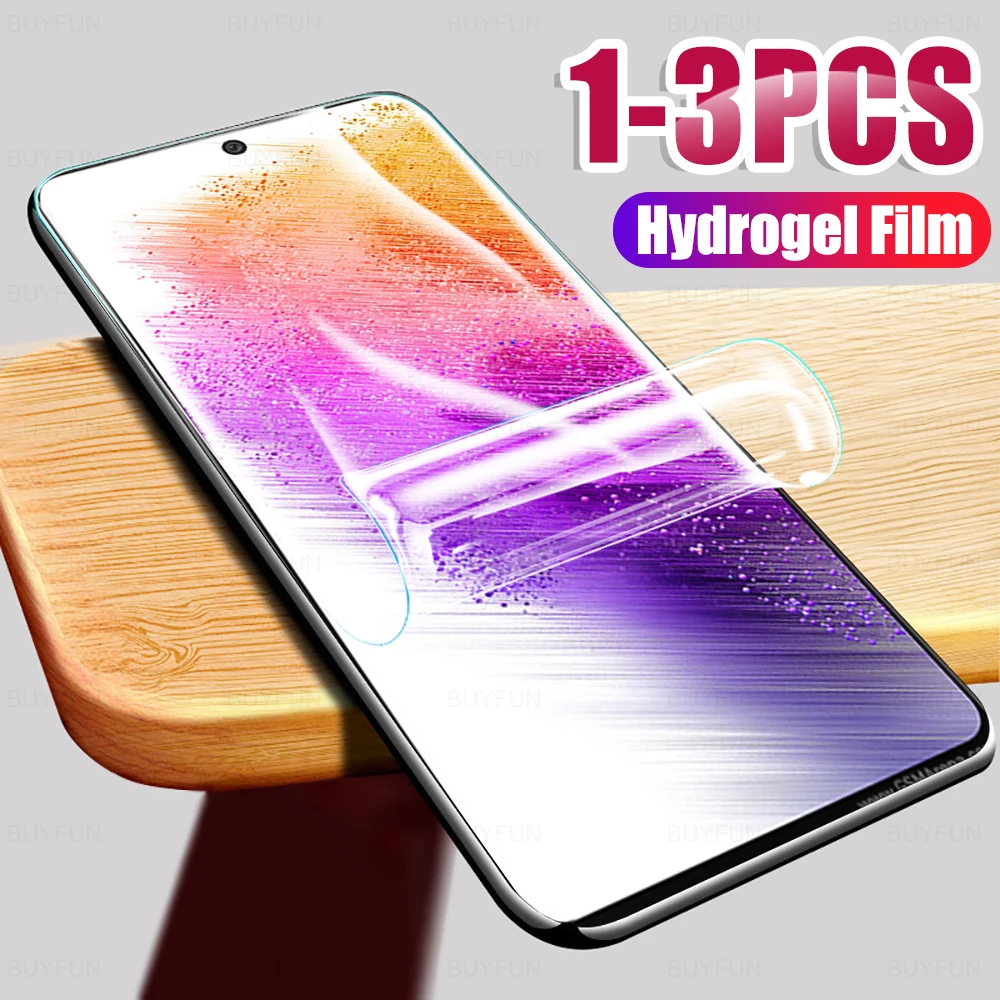 3pcs/2pcs/1pc 99d Hydrogel Film For Samsung Galaxy A73 A13 A33 A53 A12