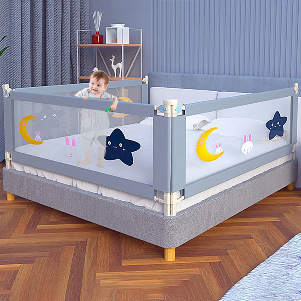LiftableBabyBedGuardrailBedRailGuardforKidsFenceforBeds