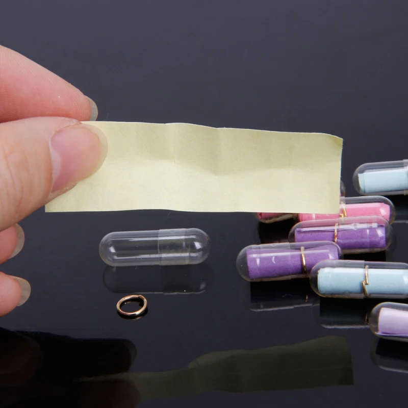 

10 шт., капсулы с любовным письмом, прозрачные таблетки, пластиковые капсулы, подарок на юбилей, выпускной, день рождения, День