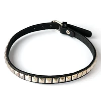 Collier Anime Death Note Misa Amane, ras du cou en cuir pour hommes et femmes, Hip Hop Punk, Rivet, bijoux Cosplay, cadeaux 1