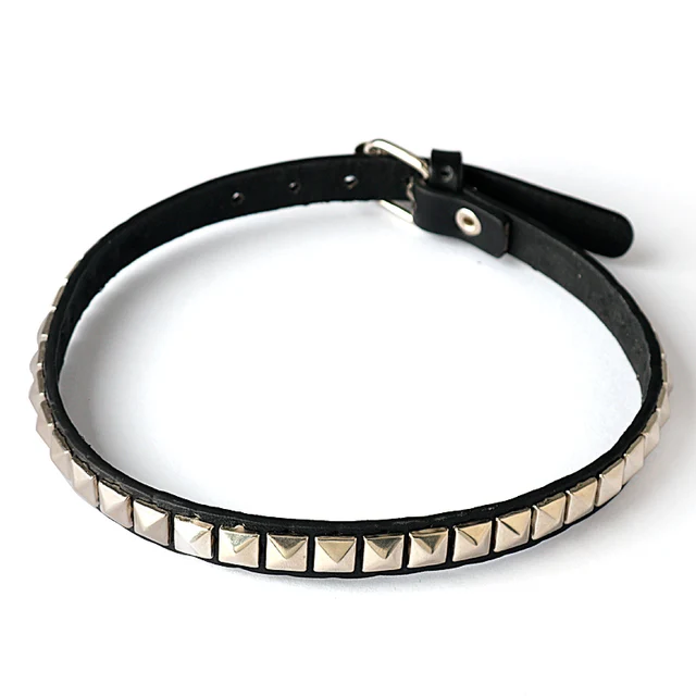 Collier Anime Death Note Misa Amane, ras du cou en cuir pour hommes et femmes, Hip Hop Punk, Rivet, bijoux Cosplay, cadeaux 1
