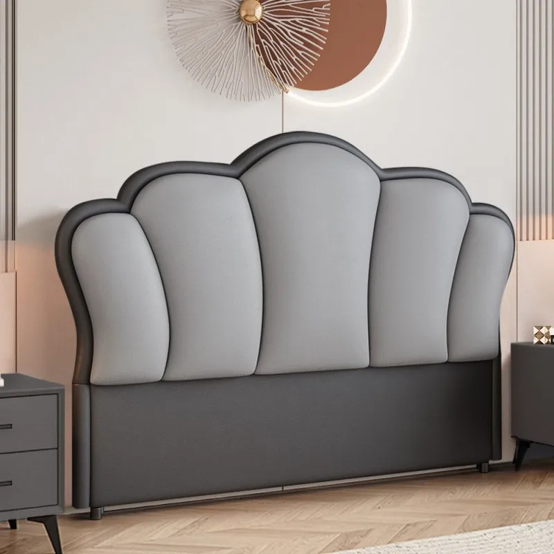 new bedside soft bag backrest simple modern floor ultra-thin solid wood single buy bedside board princess one