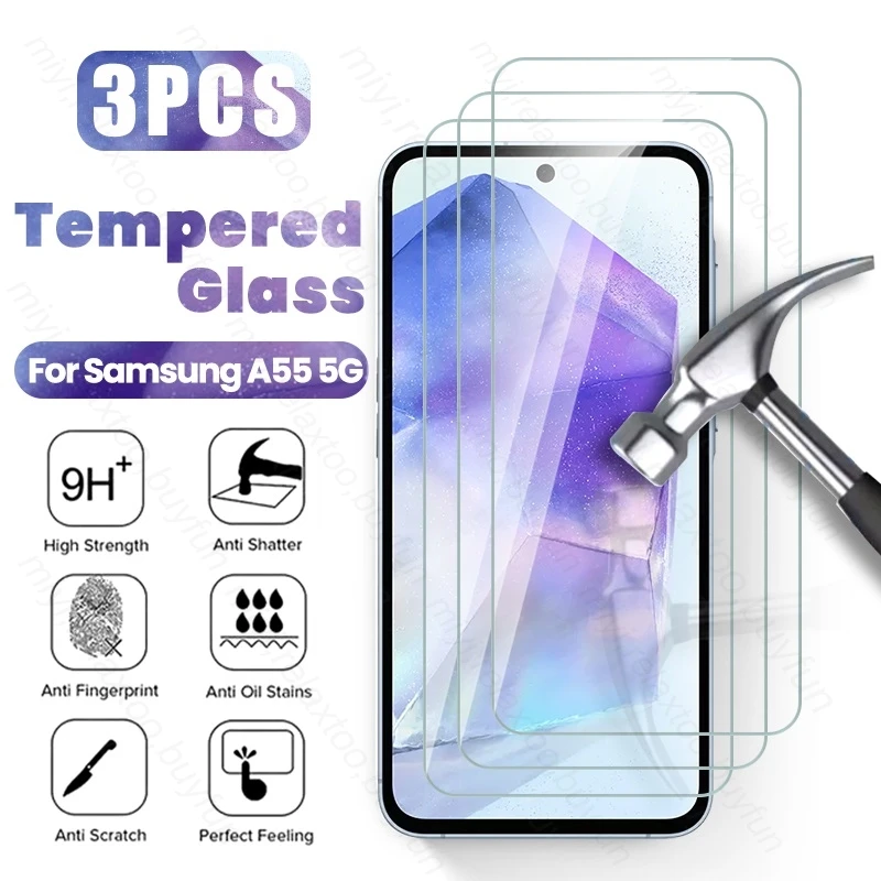 Premium 3-Pack 9H Tempered Glass Screen Protector