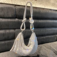 luxury Designer hobo shoulder bag handmade Shining Rhinestones Evening clutch Bag Purse Crystal Purses and handbag Hobo Bags - Image 4