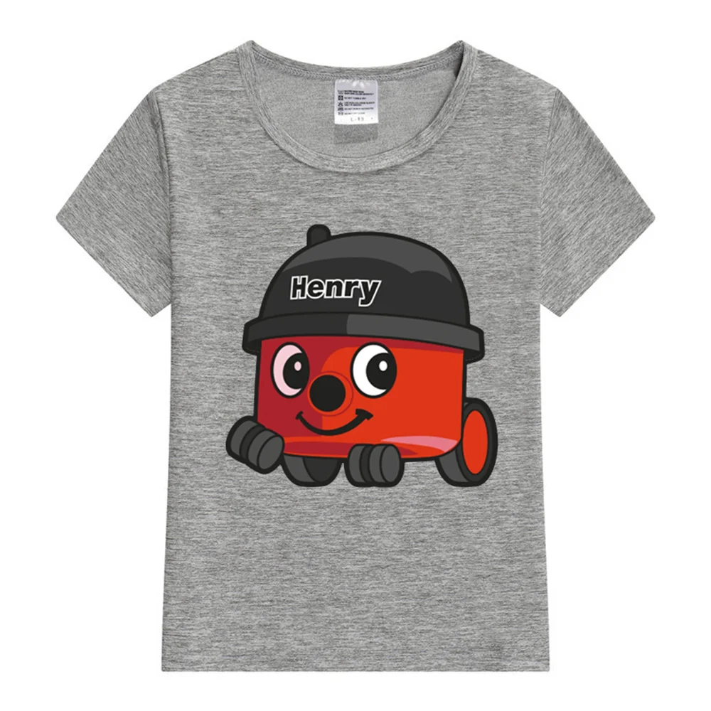 henry hoover Kids T-Shirt Summer Kids T Shirt Graphic Shirt Girls Boys Tops White Short Sleeve Wild Tee Cute Cartoon Car T-shirt kids t shirts