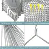Hammock Chair Hanging Swing Chair Soft Cotton Rope Indoor Outdoor High Load-Bearing Metal Bar Comfortable Relaxing Easy Setup 6
