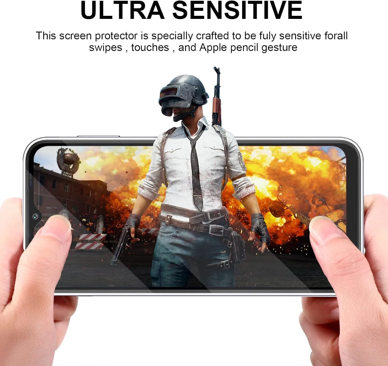 Ultra-Durable 9H Tempered Glass Screen Protector - Pack of 1/4 Pieces