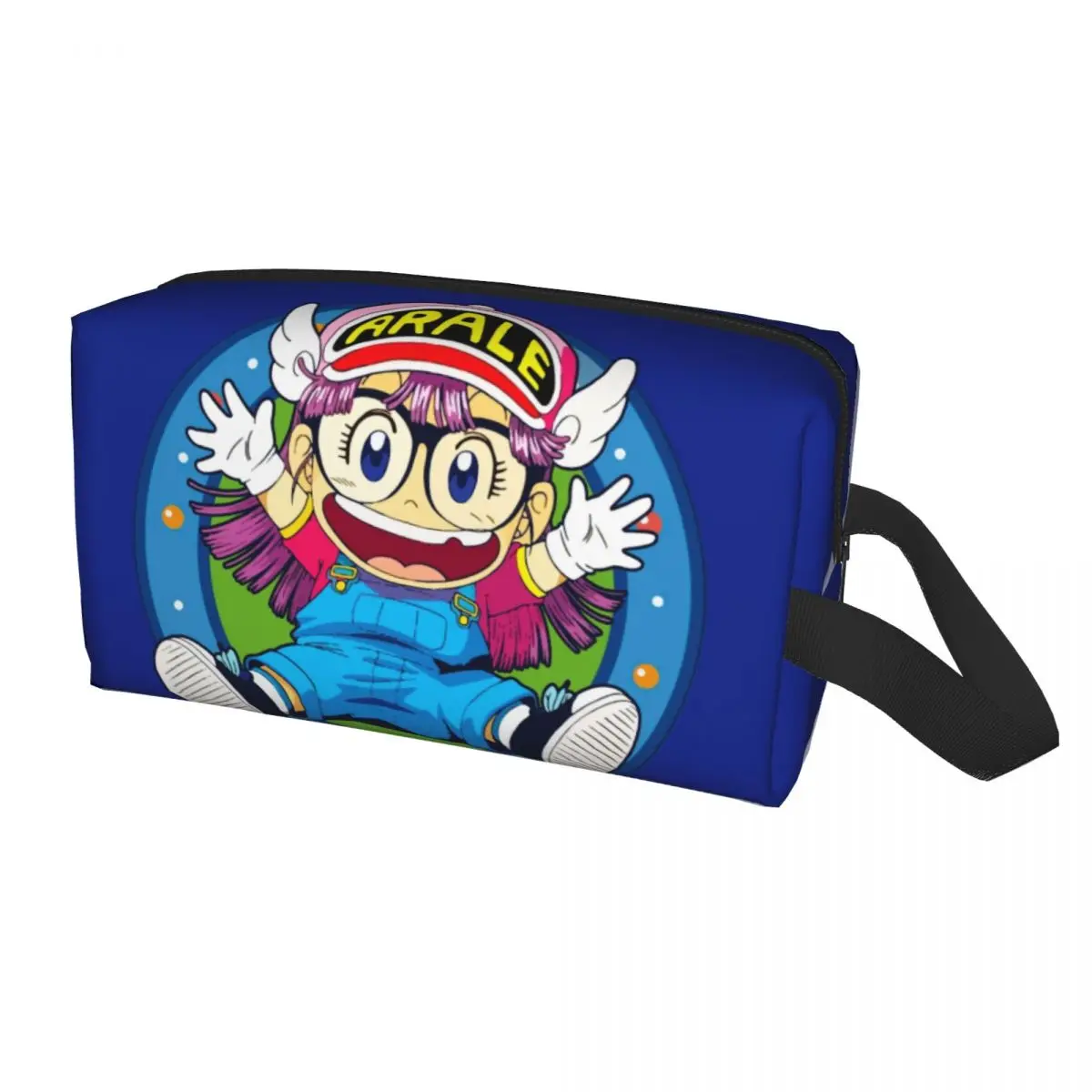 

Arale Norimaki Dr. Slump Cosmetic Bag Women Kawaii Large Capacity Japan Anime Manga Makeup Case Beauty Storage Toiletry Bags